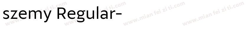 szemy Regular字体转换